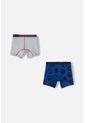 Pack X2 Boxer De Marvel Gris Y Azul Para Niño 14 de Marvel