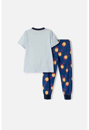 Pijama De Ironman Con Pantalón Largo Multicolor Para Niño 2T A 5T 3T