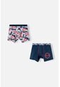 Pack X2 Boxer De Spider-man Azul Y Blanco Para Niño 4 de Marvel