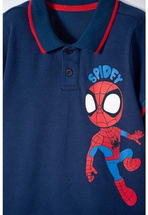 Camiseta Tipo Polo De Spidey And His Amazing Friends Para Niño 2T A 6T 5T