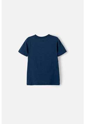 Camiseta De Spider-man Manga Corta Azul Para Niño 4T