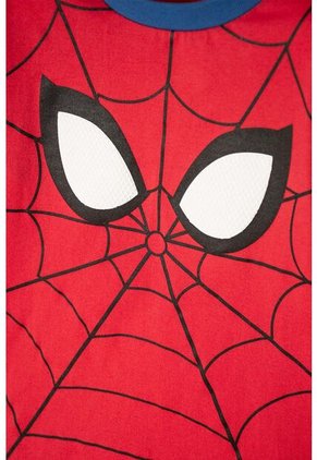 Pijama De Spider-man Con Pantalón Largo Rojo Para Niño 2T A 5T 3T