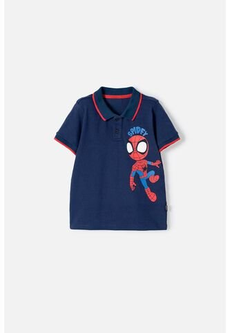 Camiseta Tipo Polo De Spidey And His Amazing Friends Para Niño 2T A 6T 3T Marvel