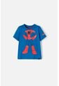 Camiseta De Spidey And His Amazing Friends Azul Manga Corta Para Niño 2T A 5T 4T de Marvel