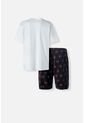 Pijama De Deadpool Pantalón Corto Blanco Y Negro Para Hombre XS de Marvel