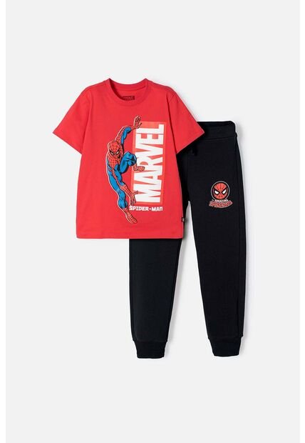 Conjunto De Spider-man Con Pantalón Multicolor Para Niño 12