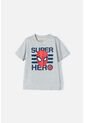 Camiseta De Spider-man Manga Corta Gris Para Niño 8 de Marvel