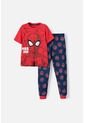 Pijama De Spider-man Con Pantalón Largo Rojo Para Niño 6 de Marvel