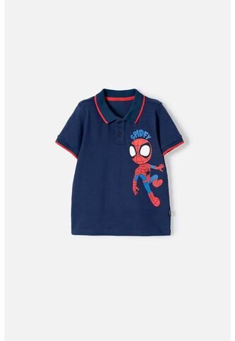 Camiseta Tipo Polo De Spidey And His Amazing Friends Para Niño 2T A 6T 2T Marvel