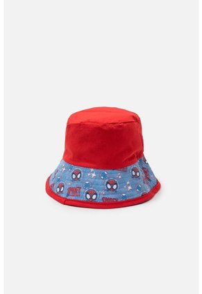 Gorro De Spider-man Doble Faz Azul Para Niño U