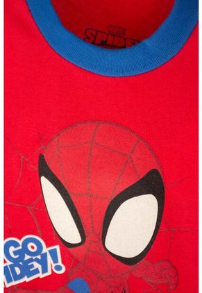 Pijama Spidey And His Amazing Friends Rojo Y Azul Para Niño 2T A 5T 3T
