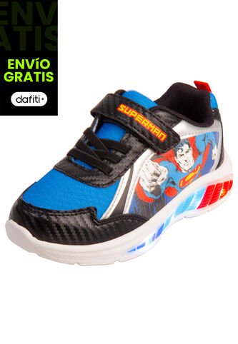 Zapatos Deportivos Con Diseño De Superman Para Niño Pequeño Negro Marvel 201509 Marvel