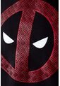 Buzo De Deadpool Cerrado Con Capucha Negro Para Hombre XL de Marvel