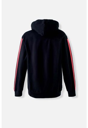 Buzo De Deadpool Cerrado Con Capucha Negro Para Hombre XL