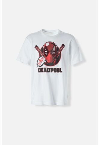 Camiseta De Deadpool Regular Fit Para Hombre XS Marvel