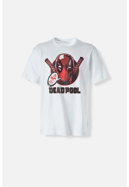Camiseta De Deadpool Regular Fit Para Hombre XS