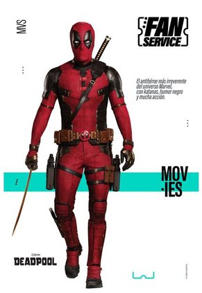 Camiseta De Deadpool Regular Fit Para Hombre XS