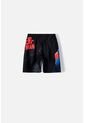 Pantaloneta De Baño De Spider-man Con Cordón Negra Para Niño 10 de Marvel