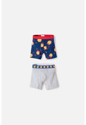 Pack X2 Boxer De Ironman Multicolor Para Niño 2T A 5T 4T Marvel