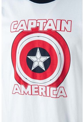 Camiseta Del Capitán América Regular Fit Para Hombre XL