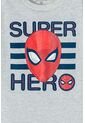 Camiseta De Spider-man Manga Corta Gris Para Niño 10 de Marvel
