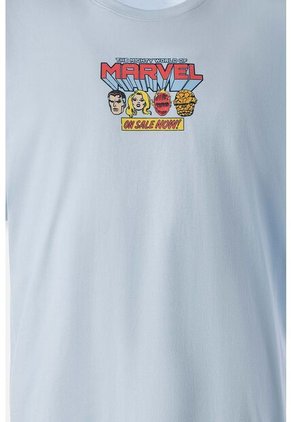 Camiseta De Marvel Regular Fit Para Hombre L
