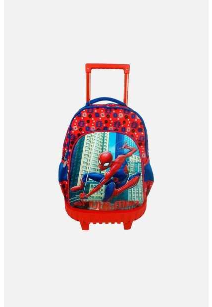 Morral Primavera Super Trolley 17 Rojo De Spider-man Para Niño U