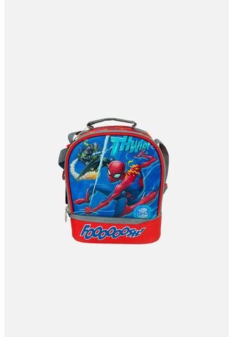 Lonchera Premium Azul De Spider-man Para Niño U Marvel