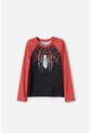 Camiseta De Baño De Spider-man Manga Larga Negro Y Rojo Para Niño 4 de Marvel