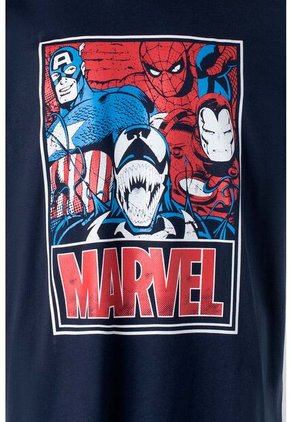Camiseta De Marvel Regular Fit Para Hombre L