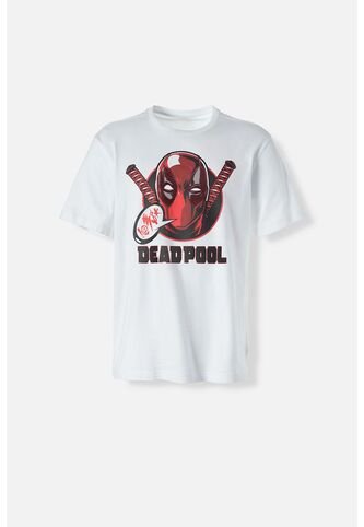 Camiseta De Deadpool Regular Fit Para Hombre S Marvel