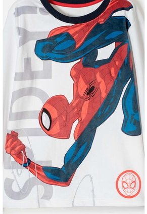Pijama De Spider-man Con Pantalón Largo Multicolor Para Niño 4