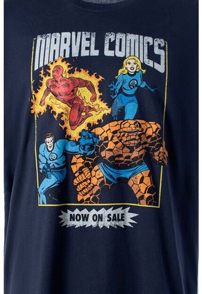Camiseta De Marvel Oversized Fit Para Hombre XS