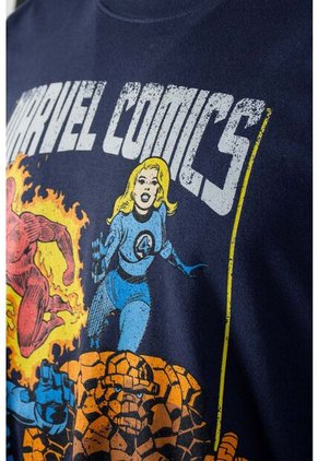 Camiseta De Marvel Oversized Fit Para Hombre XS
