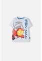 Camiseta De Ironman Manga Corta Gris Jaspe Para Niño 2T A 5T 3T de Marvel