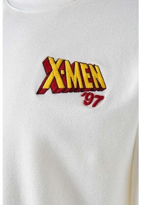 Buzo De X- MEN Manga Larga Marfil Para Hombre XL