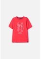 Camiseta De Spider-man Manga Corta Roja Para Niño 12 de Marvel