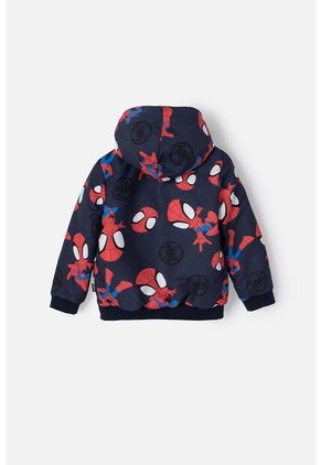 Chaqueta De Spidey And His Amazing Friends Roja Y Azul De Diseño Abierto Para Niño 2T A 5T 3T