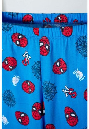 Pijama De Spider-man Azul, Rojo Y Blanco Para Niño 6