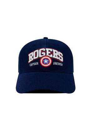 Gorra Marvel Original Rogers Captain America Azul Oc Caps