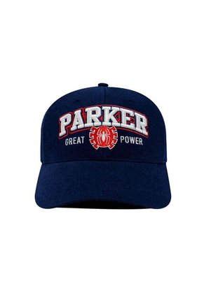 Gorra Marvel Original Parker Great Power Azul Oc Caps