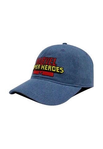 Gorra Marvel Superheroes Original Azul Claro Oc Caps Marvel