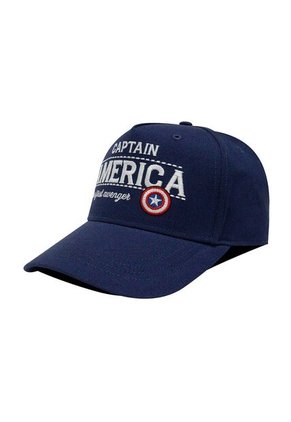 Gorra Marvel Original Captain America The First Avenger Azul Oc Caps