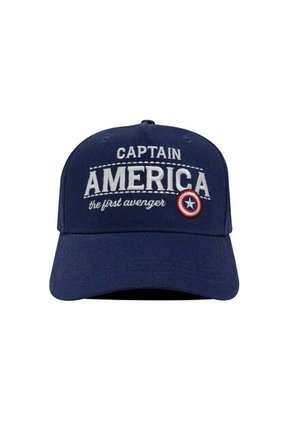 Gorra Marvel Original Captain America The First Avenger Azul Oc Caps