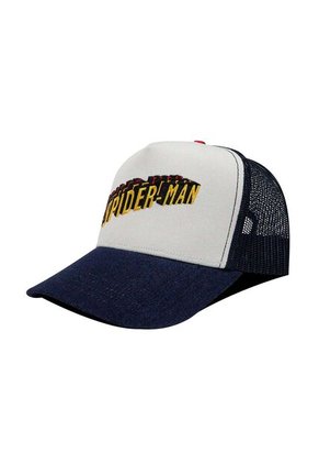 Gorra Spiderman Marvel Original De Malla Blanco/azul Oc Caps