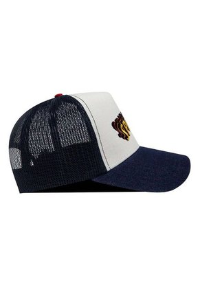 Gorra Spiderman Marvel Original De Malla Blanco/azul Oc Caps