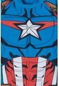 Camiseta Del Capitán America Con Capucha Azul Para Niño 6 de Marvel