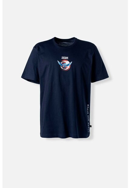 Camiseta Del Capitán América Regular Fit Para Hombre XS
