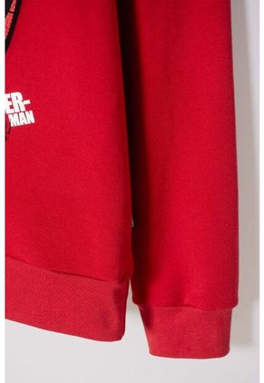 Buzo De Spider-man Cerrado Rojo Para Niño 12