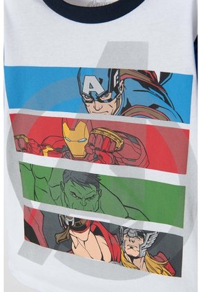 Pijama De Marvel Con Pantalón Largo Multicolor Para Niño 14